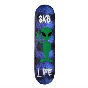 Alien-Skateplattform Skateboard