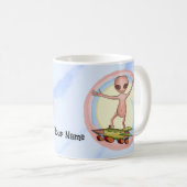 Alien Skater Kaffeetasse (VorderseiteRechts)