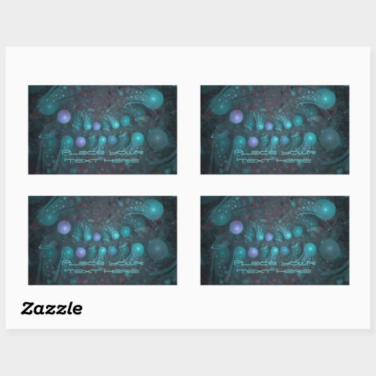 Alien Skin 2001 Rechteckiger Aufkleber (Blatt)