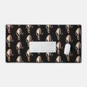 Alien Skull Creepy Science Fiction Theme Schreibtischunterlage (Tastatur & Maus)