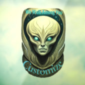 Alien skull Head Thunder_Cove Fensteraufkleber (Blatt 3)