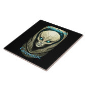 Alien skull Head Thunder_Cove Fliese (Seite)