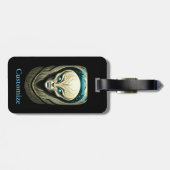 Alien skull Head Thunder_Cove Gepäckanhänger (Rückseite horizontal)