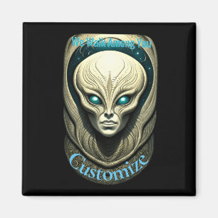Alien skull Head Thunder_Cove Magnet