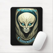 Alien skull Head Thunder_Cove Mousepad (Mit Mouse)