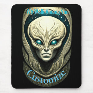 Alien skull Head Thunder_Cove Mousepad