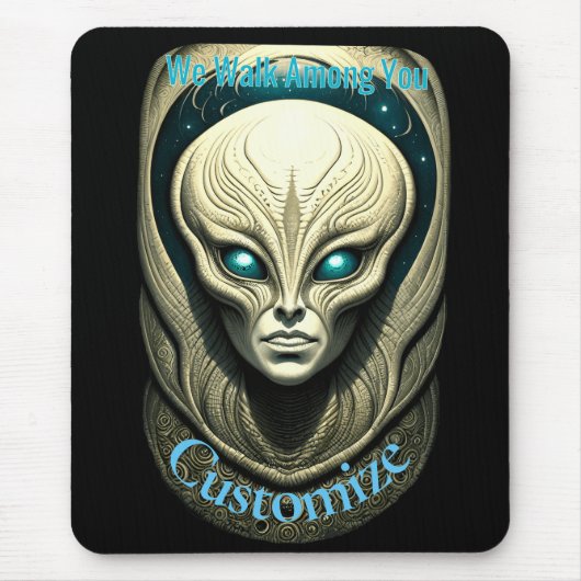 Alien skull Head Thunder_Cove Mousepad (Vorne)