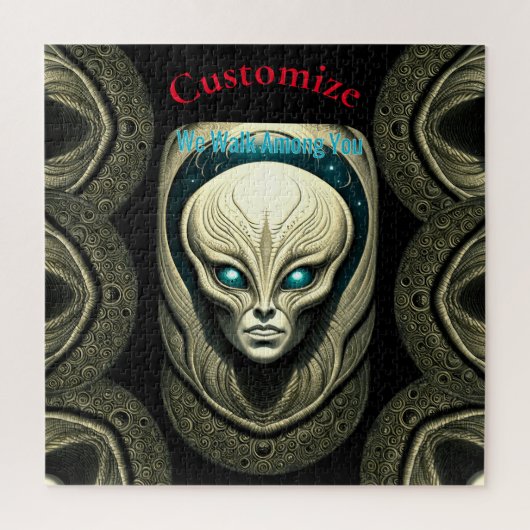 Alien skull Head Thunder_Cove Puzzle (Vertikal)