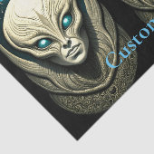 Alien skull Head Thunder_Cove Seidenpapier (Ausschnitt)