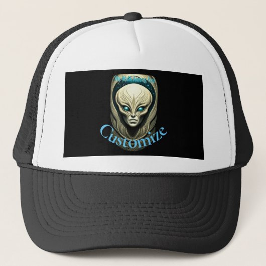 Alien skull Head Thunder_Cove Truckerkappe (Vorderseite)