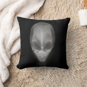 Alien Skull Röntgen Kissen