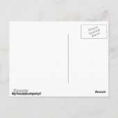 Alien Skull Röntgen Postkarte (Rückseite)