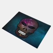 Alien Skull Welcome Mat Fußmatte (Schrägansicht)