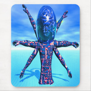 Alien Skulptur Mousepad