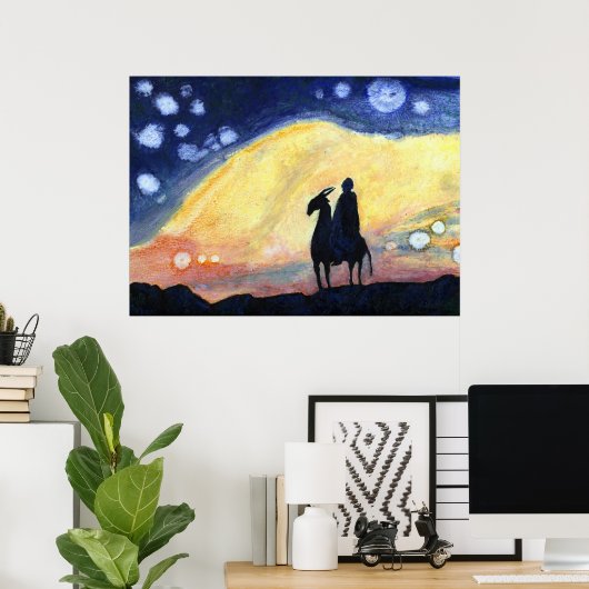 Alien Sky Print Poster (Heimbüro)
