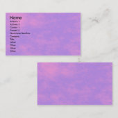 Alien Sky Visitenkarte (Vorne/Hinten)