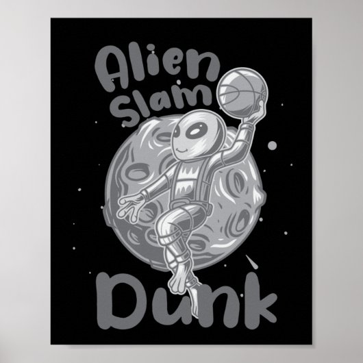 Alien Slam Dunk Active Poster (Vorne)