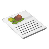 Alien snail notepad notizblock (angewinkelt)