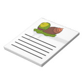 Alien snail notepad notizblock (Rotiert)