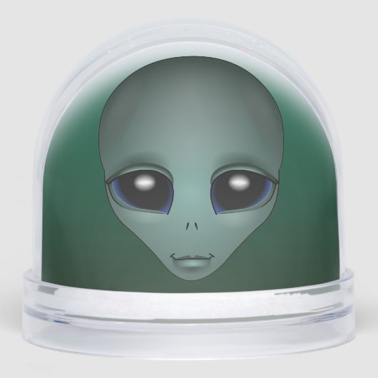 Alien Snow Globes Custom Cute Alien Snow Globes Schneekugeln (Vorderseite)