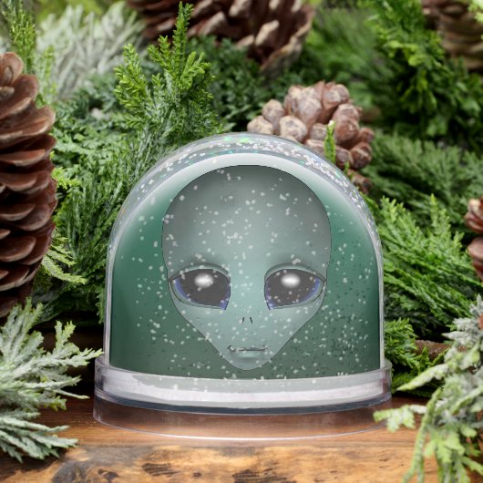 Alien Snow Globes Custom Cute Alien Snow Globes Schneekugeln (Winter)