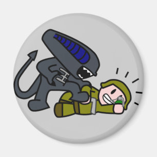 Alien / Soldat Magnet