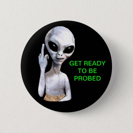 Alien-Sonde Button (Vorderseite)