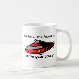 Alien Sonde Lustiger Becher Beleidigung Humor Kaffeetasse