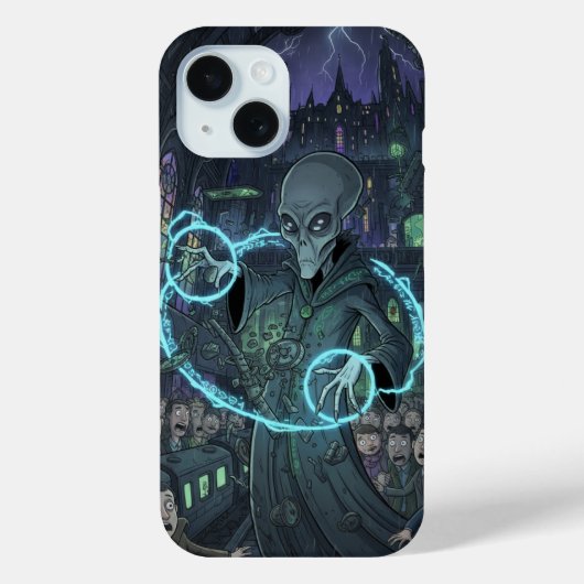 Alien Sorcerer Case-Mate iPhone Hülle (Rückseite)