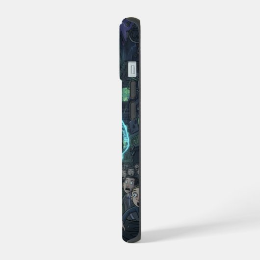 Alien Sorcerer iPhone 15 Hülle (Linke Seite)