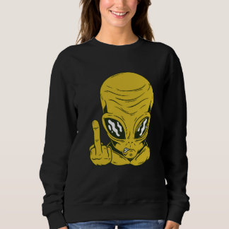 Alien space aliens  1 sweatshirt