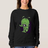 alien space aliens sweatshirt (Vorderseite)