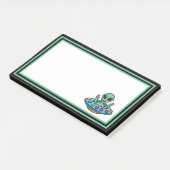 Alien "Space Flying Saucer Post-it Notes" Klebezettel (angewinkelt)