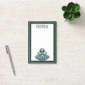 Alien "Space Flying Saucer Post-it Notes" Post-it Klebezettel (Büro)