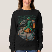 Alien Space Invaders Sweatshirt (Vorderseite)