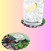 Alien Space man Futuristic Sci=Fi Comic Untersetzer