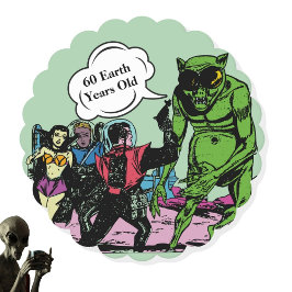 Alien Space man Futuristic Sci=Fi Comic Untersetzer