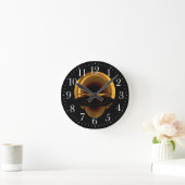 Alien Space Pilot Spaß Sci-Fi-Wall-Uhr Runde Wanduhr (Zuhause)
