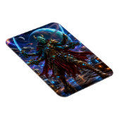 Alien Space Pirate Captain — Four-Armed Warrior Magnet (Rechte Seite)