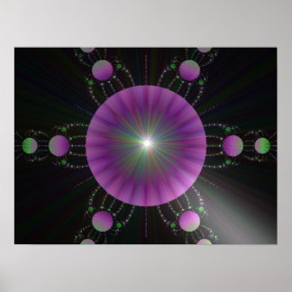 Alien Space Ship Poster