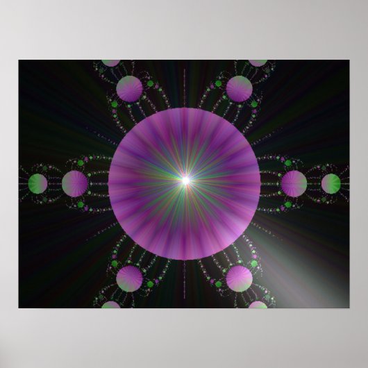 Alien Space Ship Poster (Vorne)