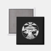 Alien Space Tattoo - Ufo 51 Gebiet Roswell glaubt Magnet (Vorderseite/Rückseite)