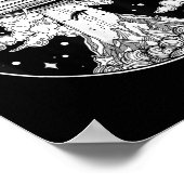 Alien Space Tattoo - Ufo 51 Gebiet Roswell glaubt  Poster (Ecke)