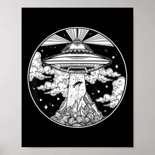 Alien Space Tattoo - Ufo 51 Gebiet Roswell glaubt  Poster (Vorne)