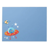 Alien SpaceEditor Notizblock (Vorderseite)