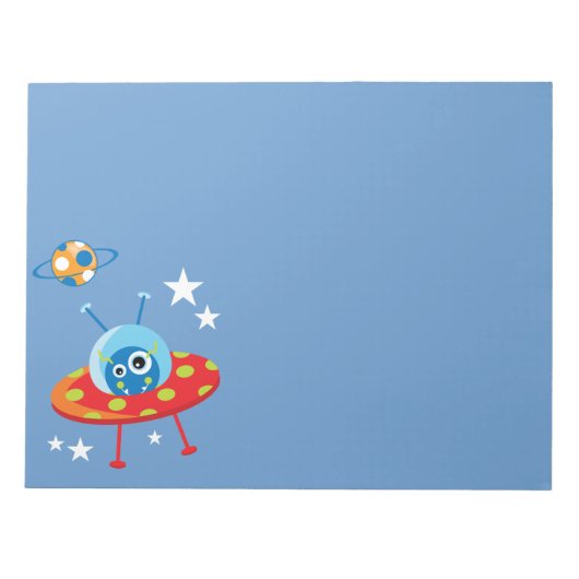 Alien SpaceEditor Notizblock (Vorderseite)
