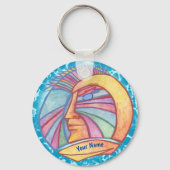 Alien Spaceman Schlüsselanhänger (Vorderseite)