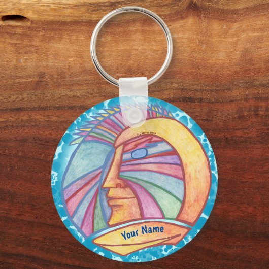 Alien Spaceman Schlüsselanhänger (Vorderseite)