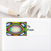 Alien Spaceship benutzerdefinierte Gift-Tags (Insitu)