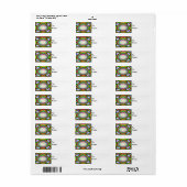 Alien Spaceship benutzerdefinierte Gift-Tags (Vorne)